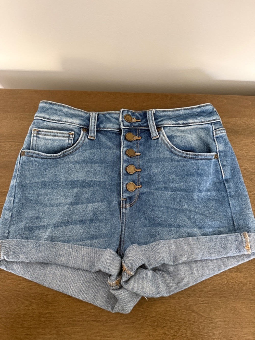JBD Button Up Denim Shorts